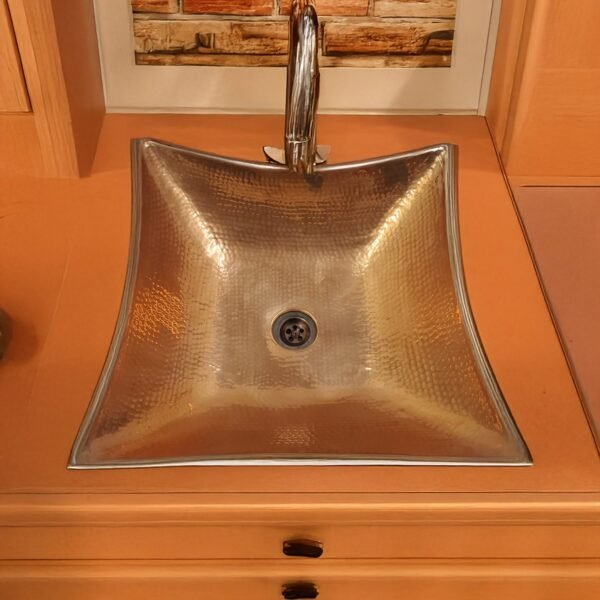 Sustainable Style Hammered Pure Copper kitchen Sink