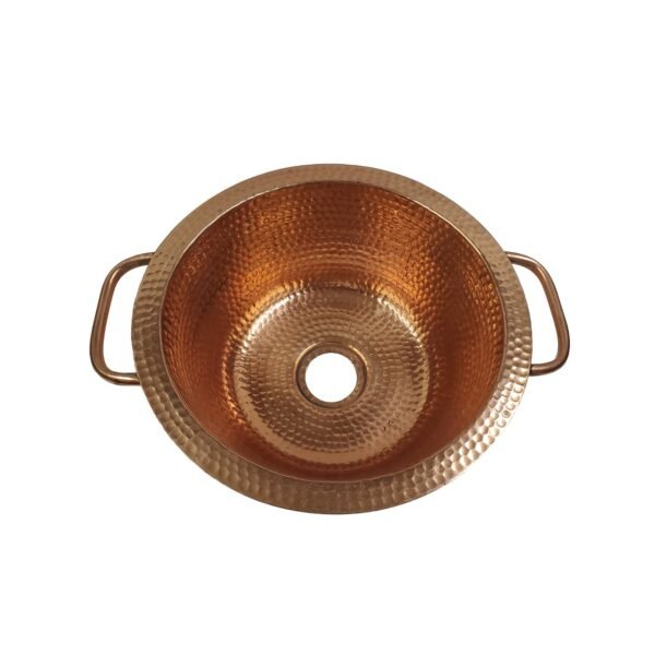 Eco Friendly Handle Style Copper Kitchen Sink