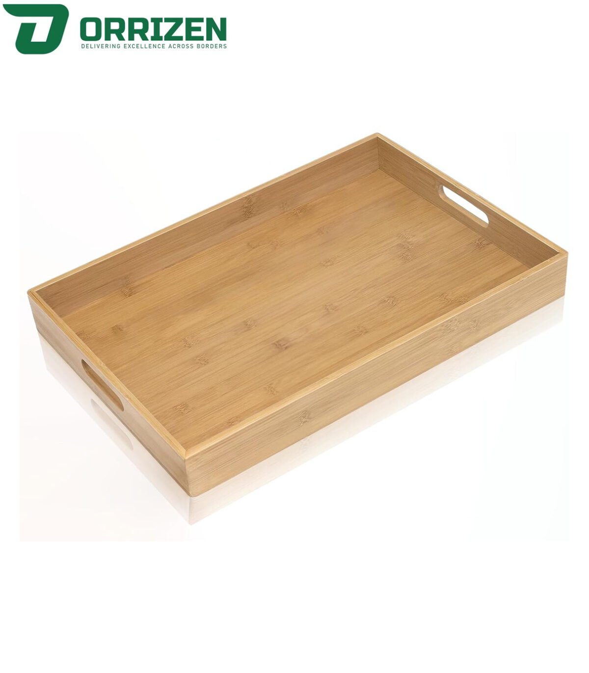 Natural Bamboo Eco-Friendly Wood Tray – Stylish and Durable for Any Occasion