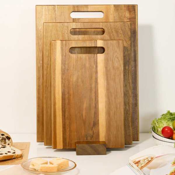 Thick Acacia Wood Cutting Board – Professional Grade for Chefs