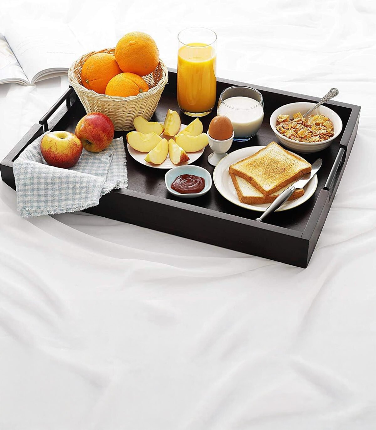 Sustainable Acacia Wood Tray – Versatile for Serving, Storing, or Styling