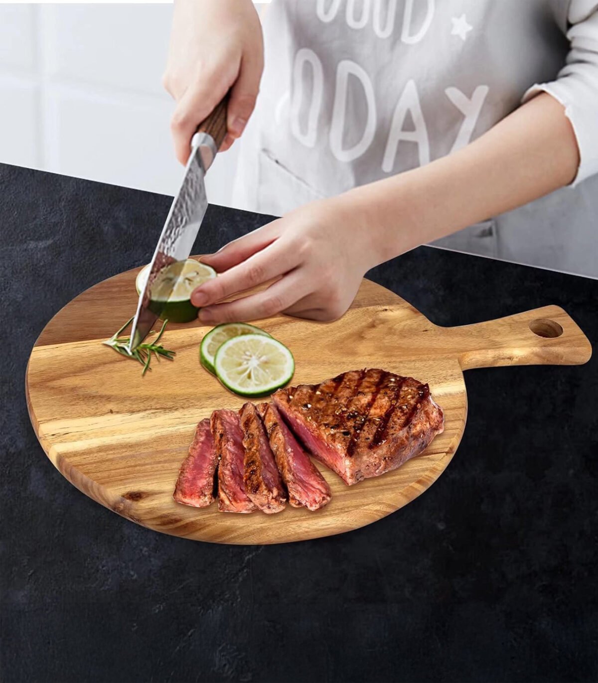 Premium Acacia Wood Chopping Board– Durable & Elegant Kitchen Essential