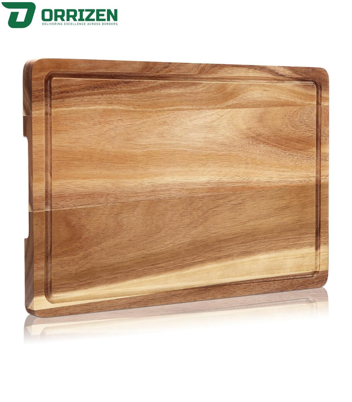 Rustic Acacia Chopping Board – Knife-Friendly and Easy to Clean
