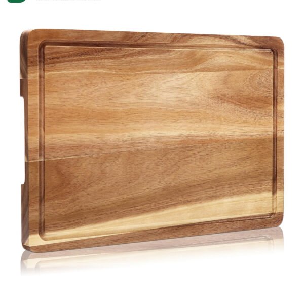 Rustic Acacia Chopping Board – Knife-Friendly and Easy to Clean