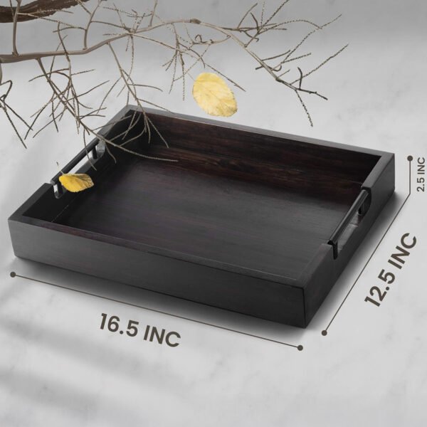 Sustainable Acacia Wood Tray – Versatile for Serving, Storing, or Styling