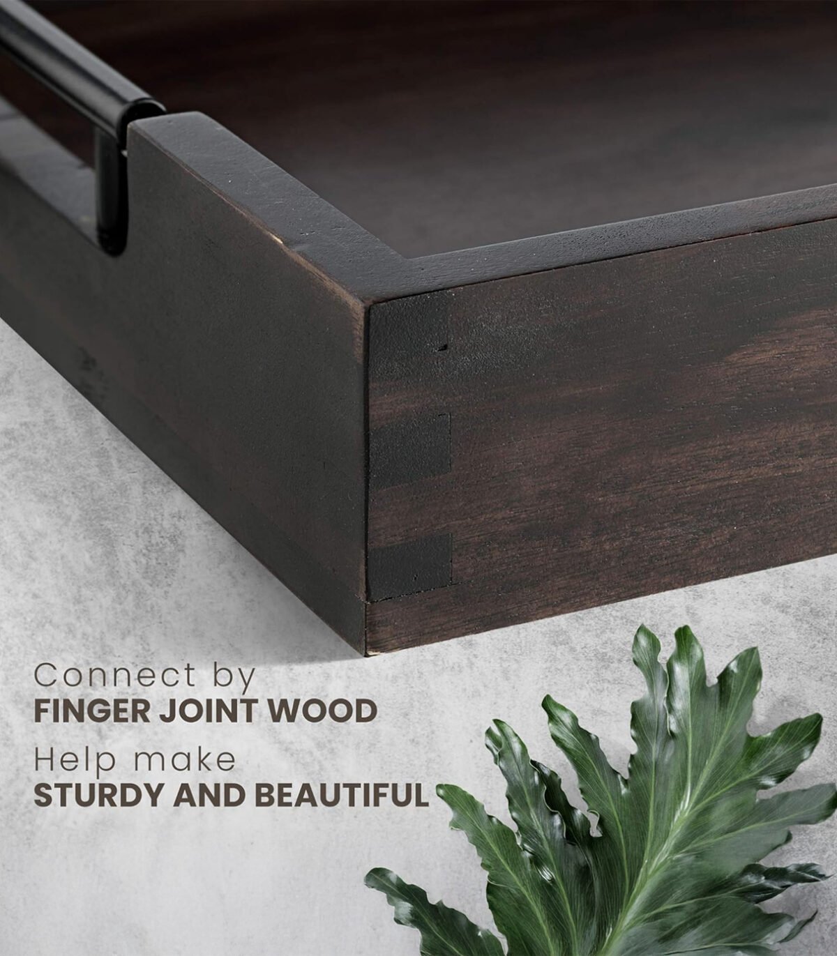 Sustainable Acacia Wood Tray – Versatile for Serving, Storing, or Styling