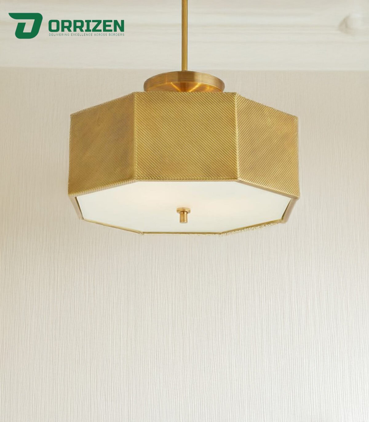 Modern Rustic Two-Light Semi-Flush Mount Hanging Lamp Large Size Acrylic Home Office Kitchen Hotel AC Ceiling Surface Mounted