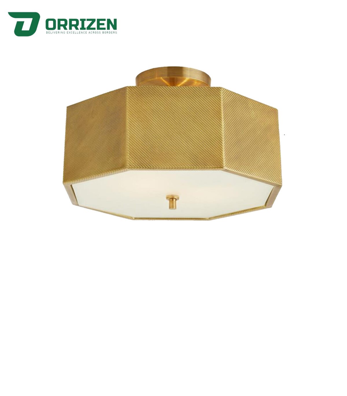 Modern Rustic Two-Light Semi-Flush Mount Hanging Lamp Large Size Acrylic Home Office Kitchen Hotel AC Ceiling Surface Mounted