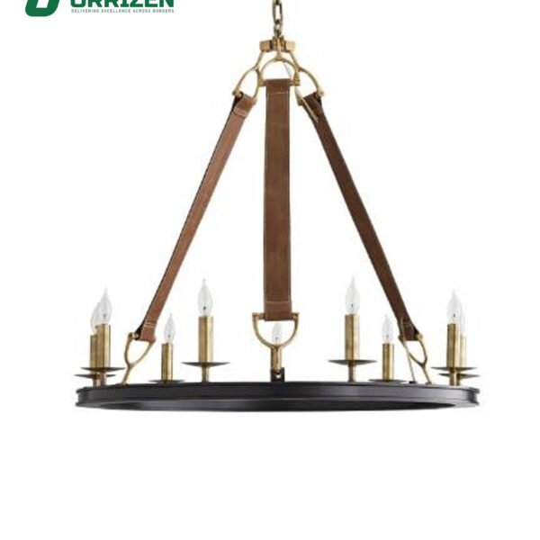 Industrial Style Circle Design Hanging Lamp Midcentury Iron Ceiling Fixture Home Office Hotel Villa Restaurant Remote Included