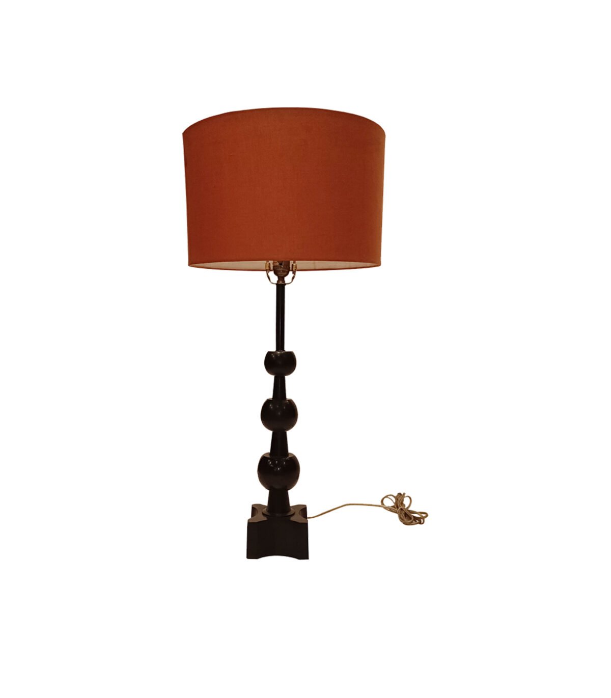 Hardwick Cordless Table Lamp Warm White LED Ac Battery Power Supply Glass Body Wood Metal Shade Bedrooms Homes Custom Packing