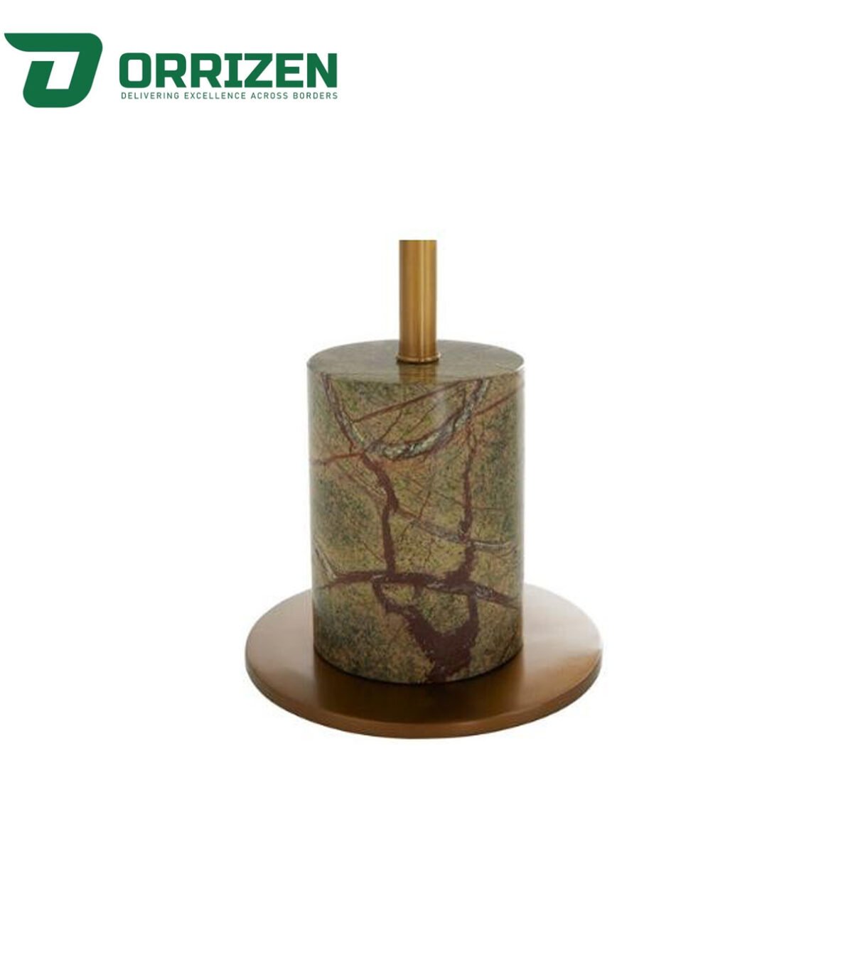 Table Lamp with round Shade Simple Design AC/Battery Power Supply LED/Bulbs Lighting for Home Decor and Reading